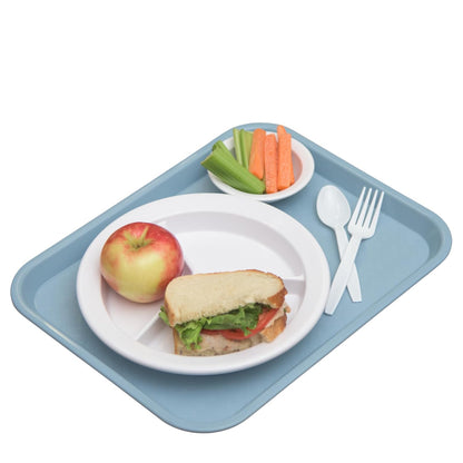 Carlisle FoodService Products CT101403 Cafe Standard Plastic Cafeteria/Fast Food Tray, NSF Certified, BPA Free, 14" Length x 10" Width, Black