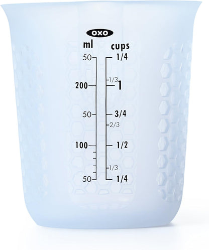 OXO Good Grips 3 Piece Squeeze & Pour Silicone Measuring Cup Set
