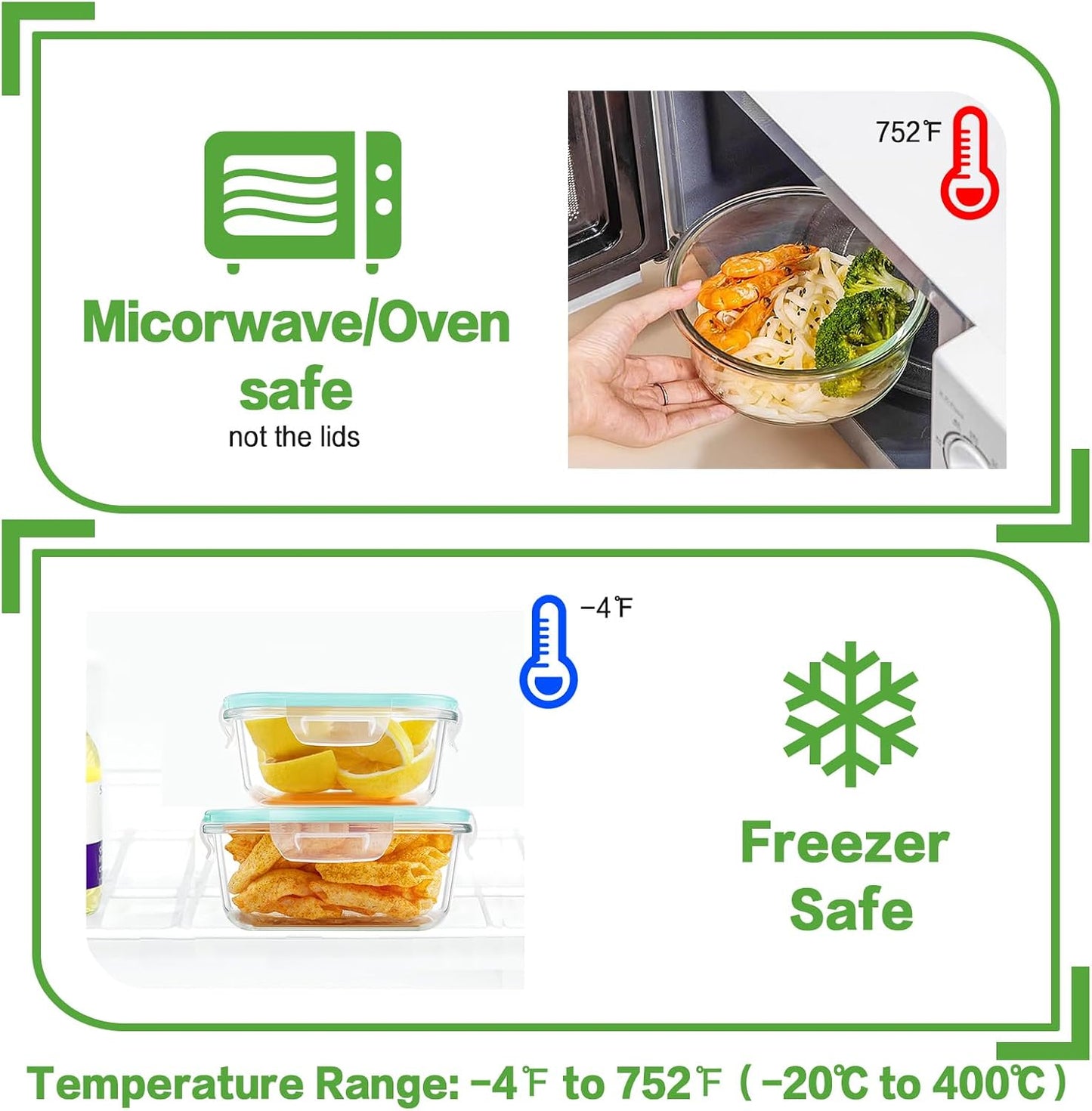 HOMBERKING 24pc Glass Food Storage Containers with Lids, Glass Meal Prep Containers, Airtight Bento Boxes, BPA Free & Leak Proof, Pantry Kitchen Storage(12 lids & 12 Containers) - Purple