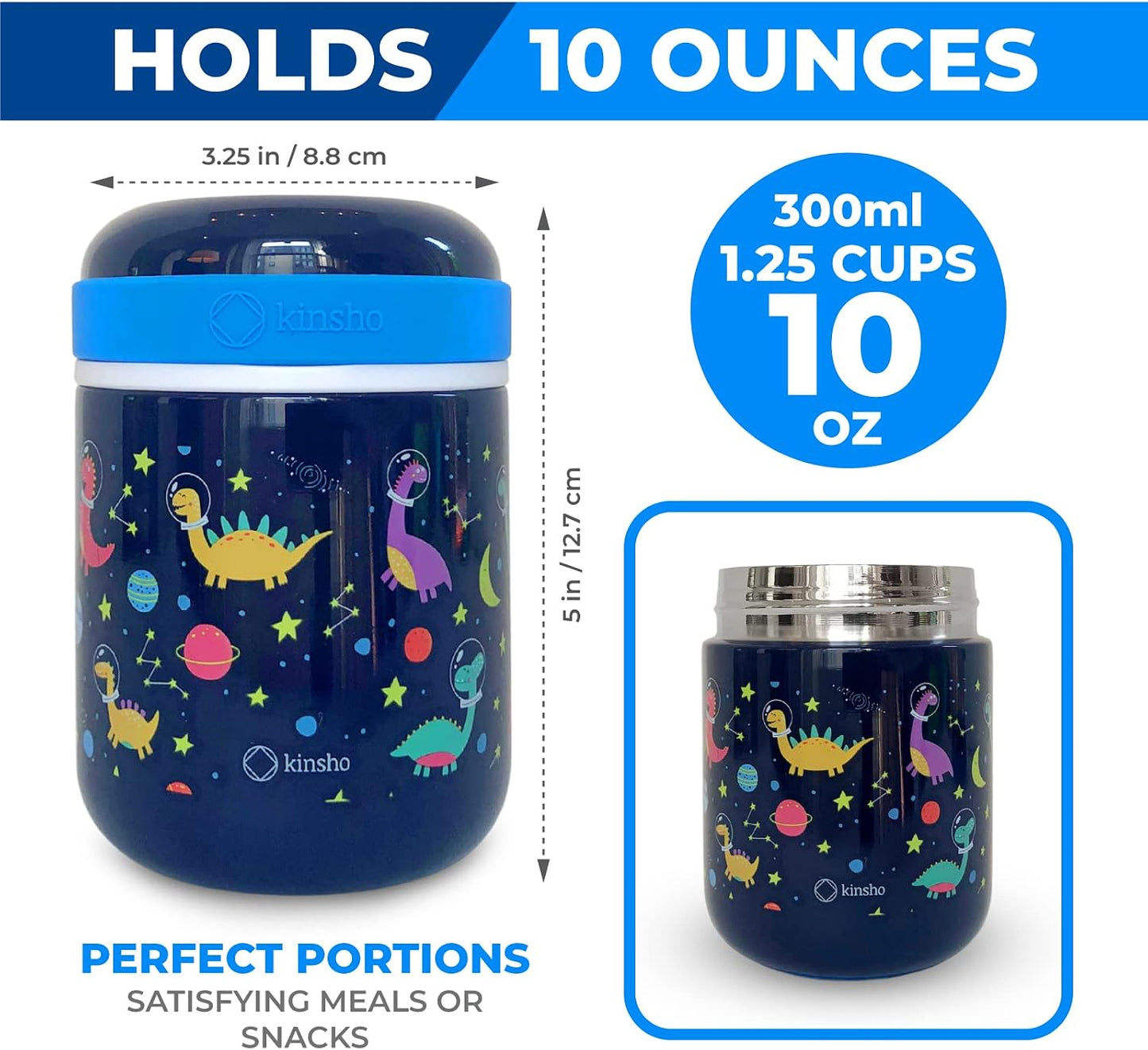 Bento Box with Stainless Steel Thermo, Insulated Lunch Bag, Ice Pack Set for Kids - 5 Compartments, Lunches or Snack Container for Girls, Toddlers Daycare Pre-School, Kindergarten Purple Unicorn