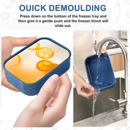 8 PCS 1 Cup Silicone Freezer Molds with Lids, Reusable Leak-Proof Soup Containers, Ice Trays Food Storage Trays for Meal Prep, Soups, Sauces, Stews, Dishwasher Safe(Grey, 250, Milliliters)
