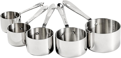 All-Clad Stainless Steel 5-Piece Measuring Cup Set, Kitchen Tools, 5 piece