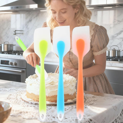 Silicone Spoon Spatula Set Food Grade Kitchen Utensils Heat Resistant