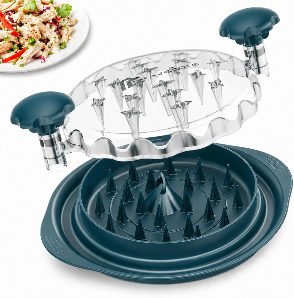 AveFare 11 Inch Large Chicken Shredder Tool Twist - Meat Shredder Twist