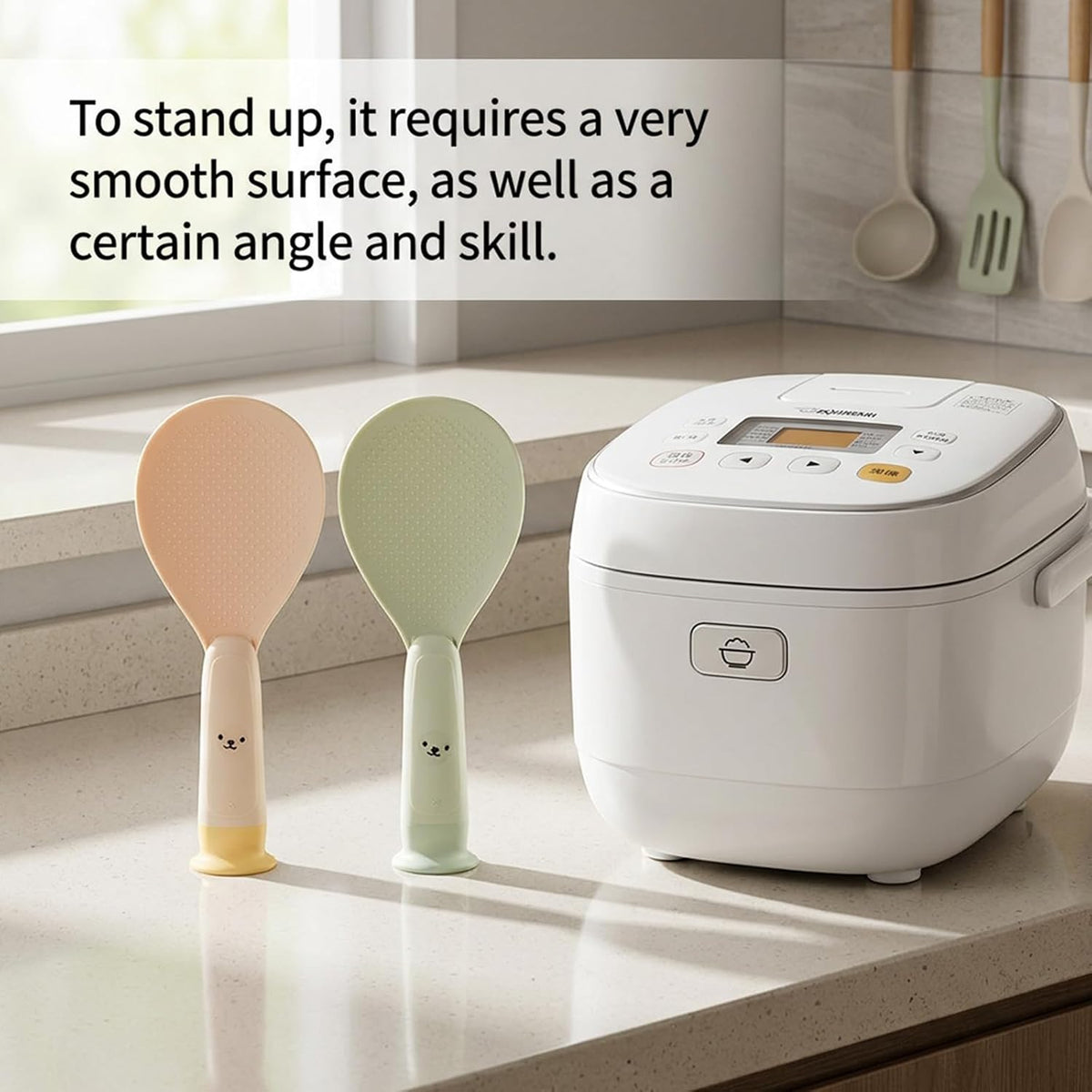 Rice Scooper - Mabor 2 Pcs Standing Non Stick Heat Resistant