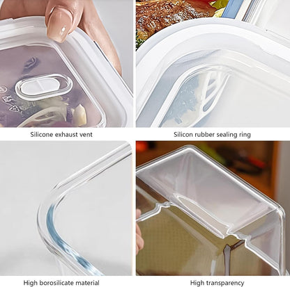 88Oz 2-Piece Large Glass Food Storage Containers - Family Size Set with Locking Lids, BPA-Free & Leak-Proof - Microwave & Oven Safe for Baking, Meal Prep & Leftovers
