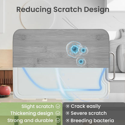 Titanium Cutting Board, Double Sided Pure Titanium Chopping Board, 16”×10”
