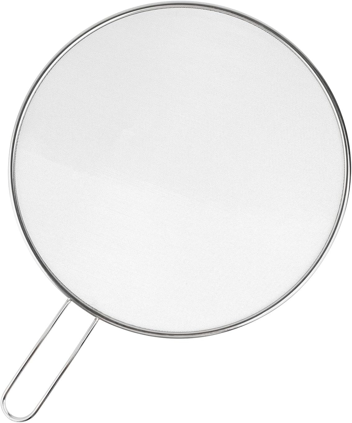 Stainless Steel Splatter Guard, 13-Inch Silver Grease Splatter Guard for Frying Pan, Cooking Pots, and Skillets - Ideal for Kitchen and Dining Room Use