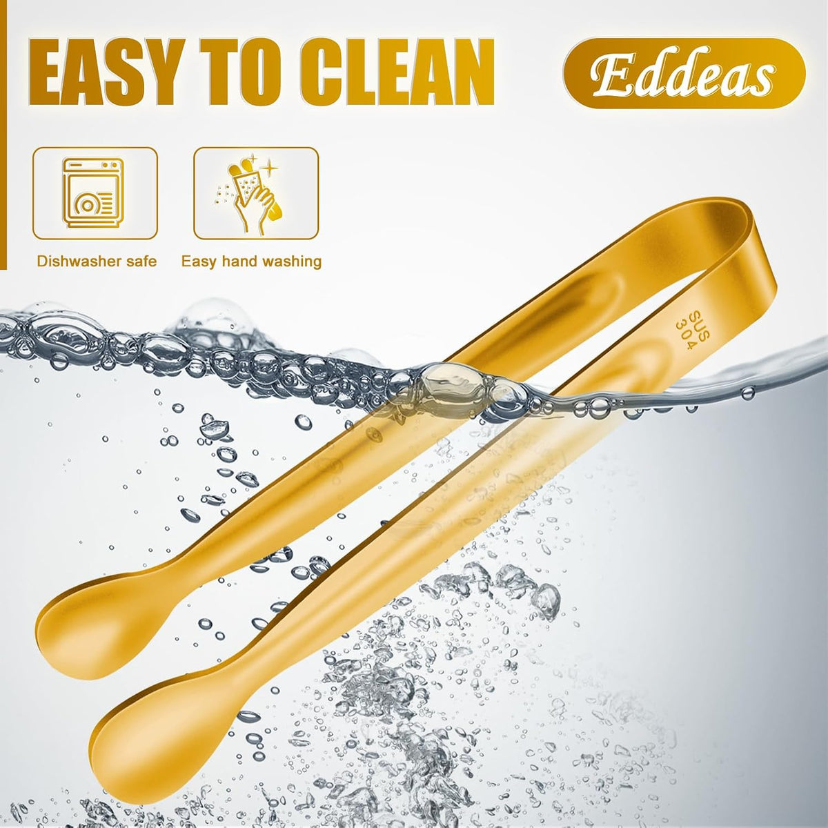 Metal Tongs For Cooking Up To 600°F Kitchen Tongs 2PCS - 9", 12 inch