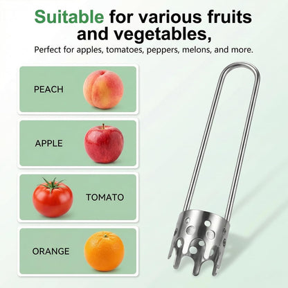 3 PCS Red Bell Pepper Seed Corer Fruit and Vegetable Corer Tool