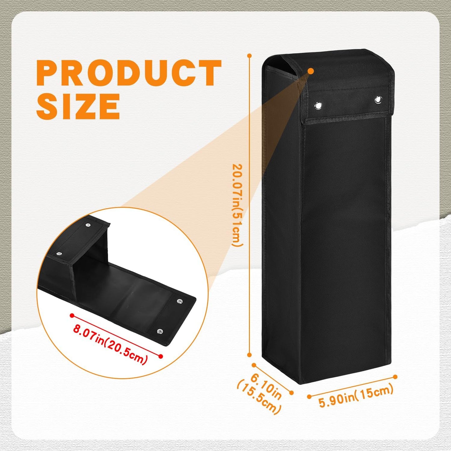 Boczif Grill Utensil Storage Bag, BBQ Tool Organized Bags, Barbecue Hardware Grill Accessories Carry Bag, Picnic Cooking Tools Holder Pouch for Camping, Outdoor BBQ