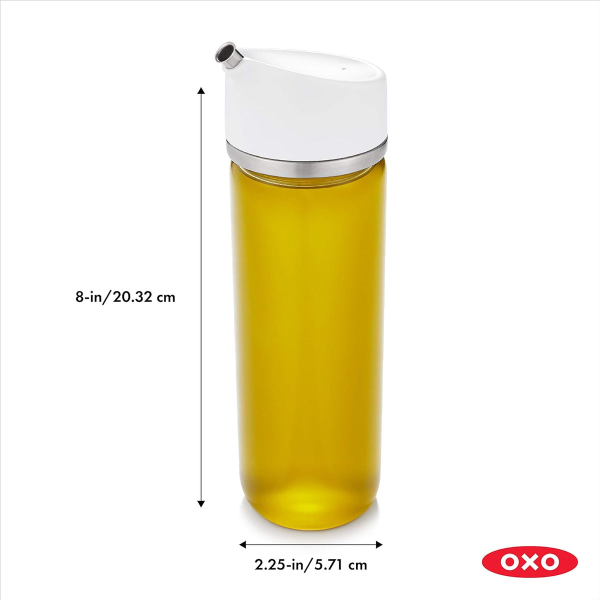 OXO Good Grips Precision Pour Glass Dispenser for Soy Sauce, Oil – 5 oz