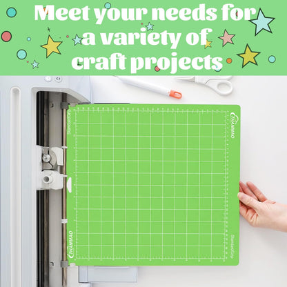 THANMAO Standard Grip Cutting Mat 3 Pack,12"x12" Standard Grip Cutting Mats for Cricut Maker 3//Explore 3/Air 2/Air/One，Replacement Accessories Card for HTV/Cardstock/Paper/Adhesive Vinyl