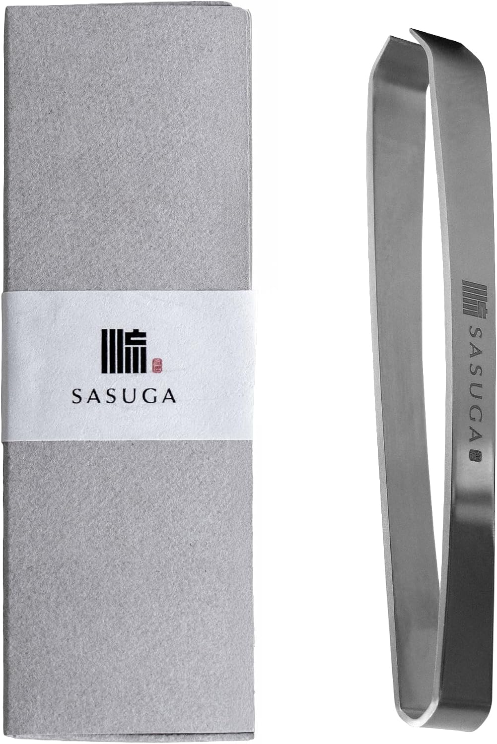 SASUGA Japanese Fish Bone Tweezers, Stainless Steel, Non-Slip Grip