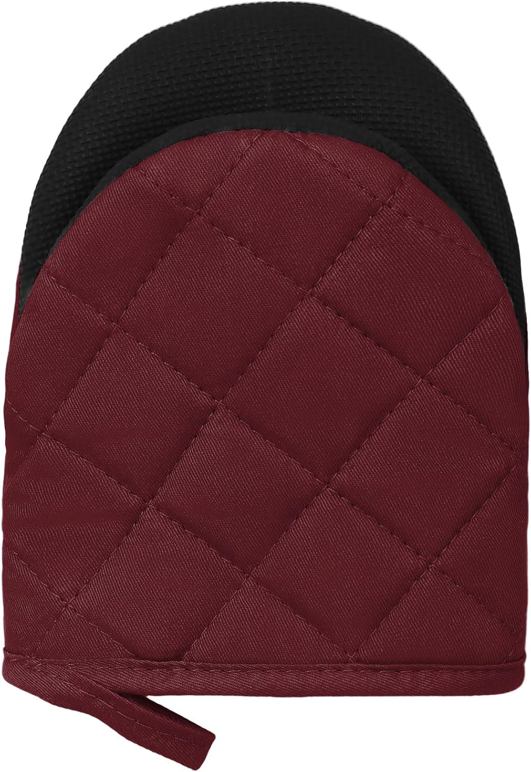 Goldmeet Mini Oven Mitts 2-Pack, 7"x5.5", 500°F Silicone Grip, Gray