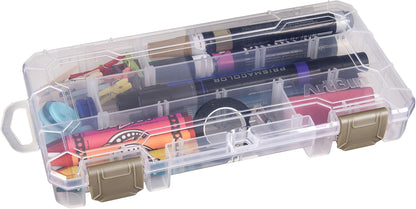 ArtBin Large Solutions Box Clear Art & Craft Organizer with Dividers - Plastic Storage Case for Convenient and Versatile Storage - Ideal for Various Craft Supplies