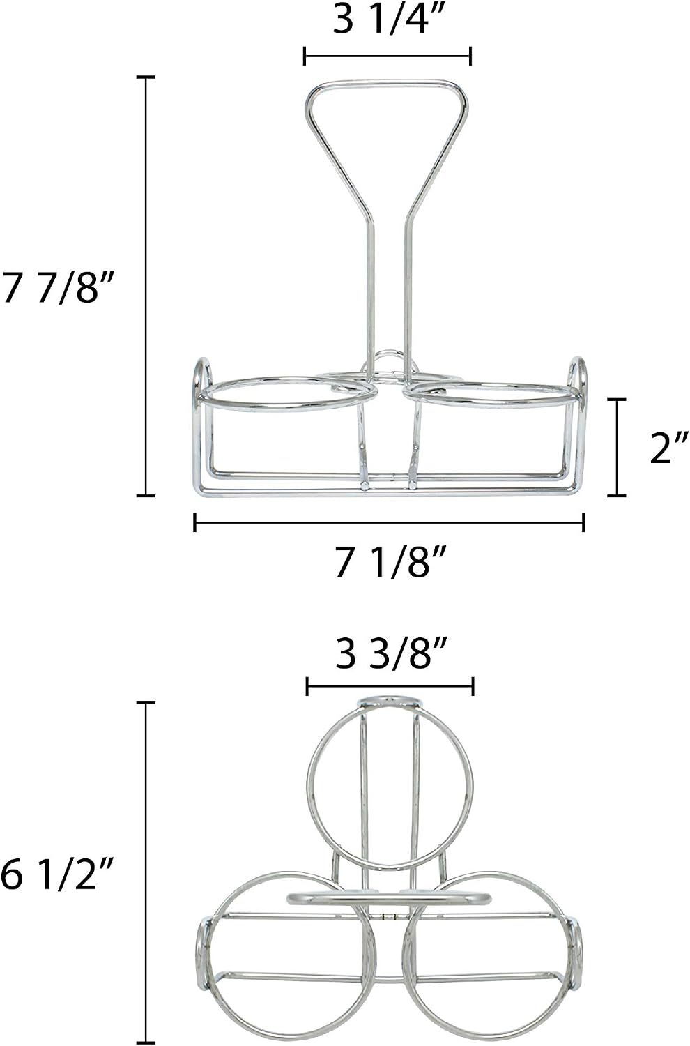 Thunder Group 3 Holes Condiment Jar Holder