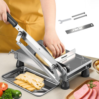 Huanyu Cheese Slicer Stainless Steel Multipurpose Adjustable Thickness