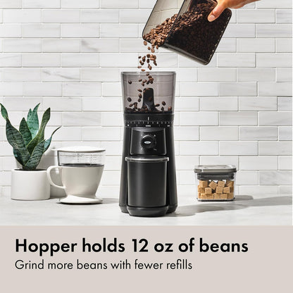 OXO Brew Conical Burr Electric Coffee Bean Grinder - 12 Oz, Matte Black