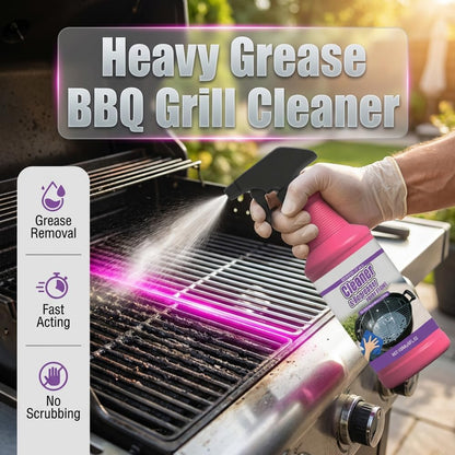 Fast-Acting Heavy-Duty Grill Degreaser Spray, 2026 New 120 ML BBQ Heavy Duty Degreaser Grill Cleaner Spray, All Purpose Heavy Duty Cleaner for Burnt Food & Grease (1PCS)