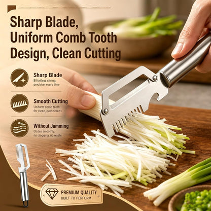3Pcs Multi Functional Kitchen Tool Peeler, Stainless Steel 4-In-1 Multifunctional Fruit & Vegetable Peeler(Peelers Shreddingbottle Openerscaling Fish), for Fruit Veggie Potato Pumpkin