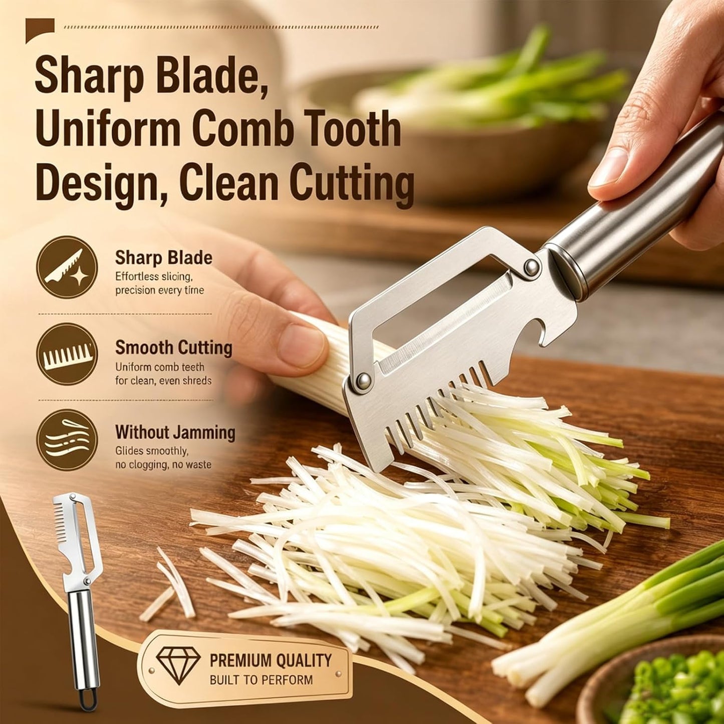 3Pcs Multi Functional Kitchen Tool Peeler, Stainless Steel 4-In-1 Multifunctional Fruit & Vegetable Peeler(Peelers Shreddingbottle Openerscaling Fish), for Fruit Veggie Potato Pumpkin