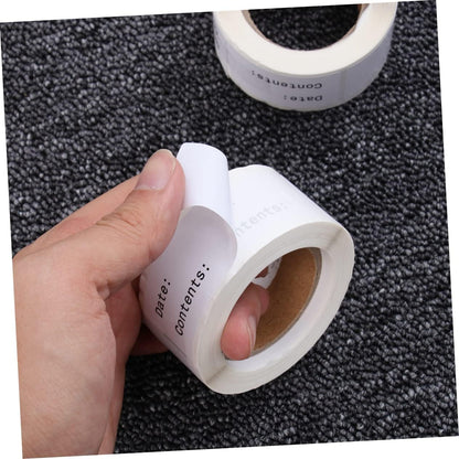 ARTIBETTER 2 Rolls Food Date Labels Adhesive Record Date Stickers for Kitchen DIY Classified Index Paste Waterproof and Sturdy Suitable for Food Storage and Organization