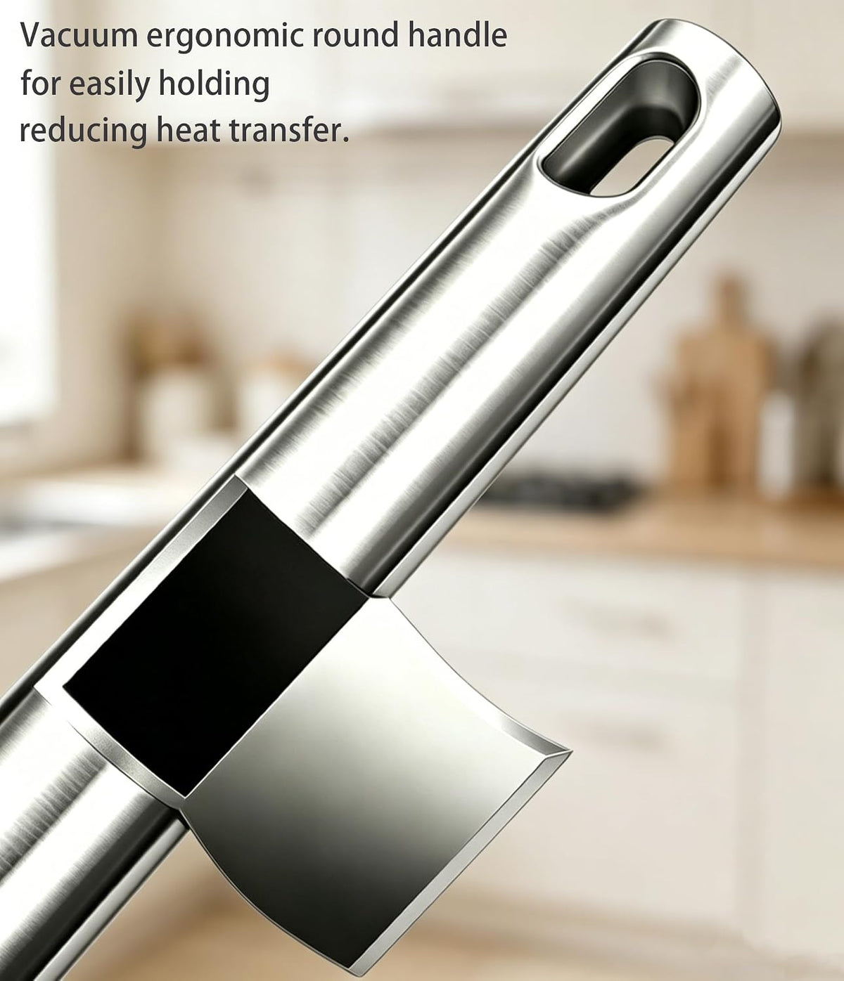 304 Stainless Steel Soup Ladle, Large Ladle with Long Hollow Handle, for Cooking, Stirring, Soup, Sauce, Dishwasher Safe (1, Soup Ladle)