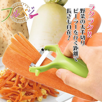 Shimomura Industry FCP-01 Full Veggie Cabbage Peeler, Shredded Cabbage, Made in Japan, Niigata, Tsubamesanjo