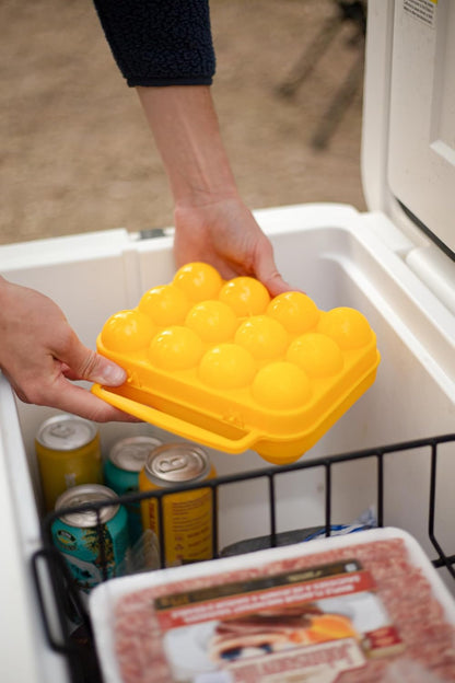 Coghlan's 12-Count Camping Egg Holder – Durable, Compact, Lightweight Storage Container for Outdoor Cooking, Travel, and Camping Adventures