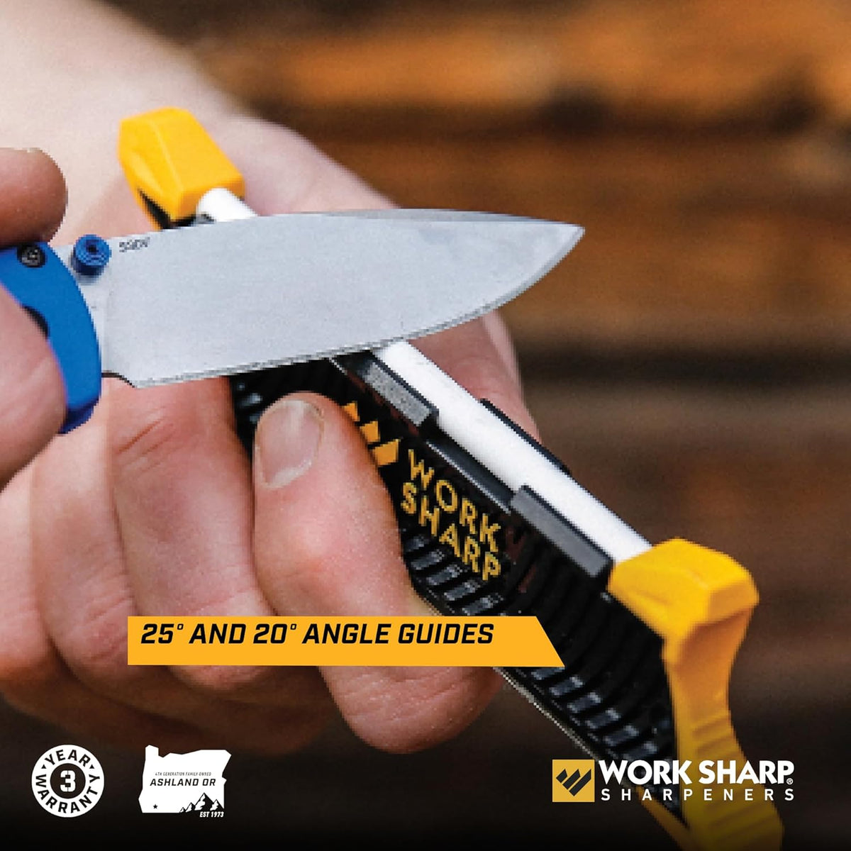 Work Sharp Portable Pocket and Hunting Knife Sharpener, WSGPS-W