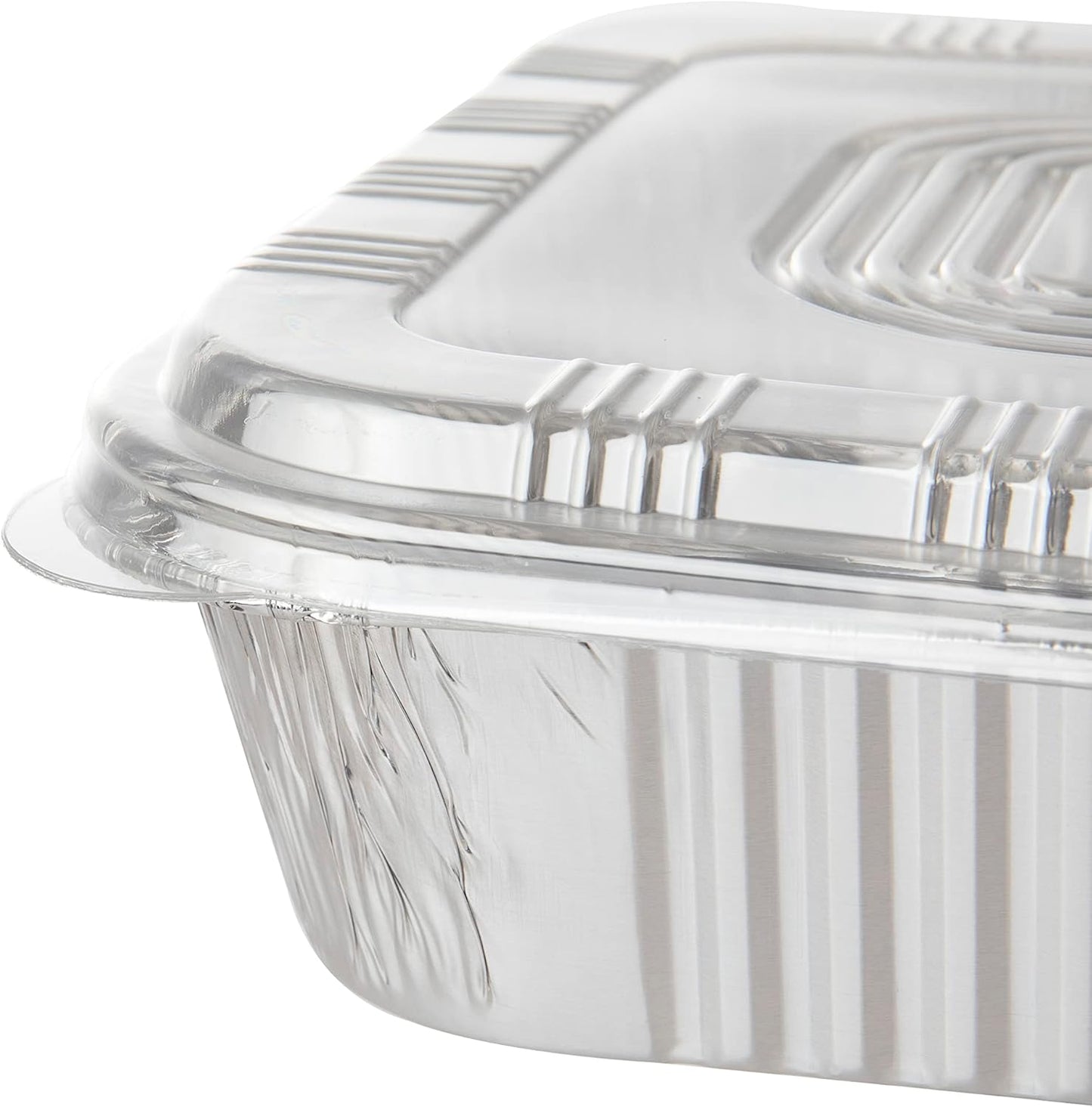Waytiffer 25pack- 8 x 8 Aluminum foil Pans Disposable Heavy Duty Square baking Cake Pan, Cooking Tins Homemade Breads Oven Pans,Foil Pan, Baking pan Roasting
