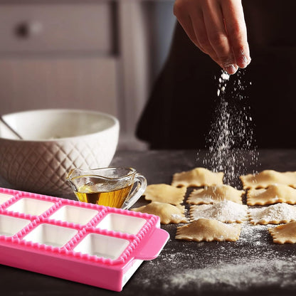 Mimorou Ravioli Maker 2 Set Large Ravioli Cutter Press Set