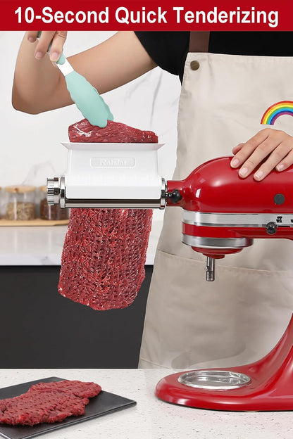 Meat Tenderizer Attachment for KitchenAid Mixer, 3 Thickness Settings