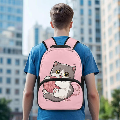 Cute Capybara Pizza Backpack for Girls, 5 Pcs Boys School Bag Set for Kids, 17 Inch Backpacks Lunch Pencil Box Reusable Utensils Case Set for Middle Elementary School, 3rd Grade Backpack