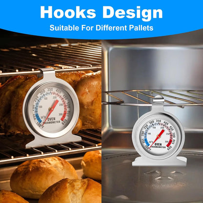 12 Pcs Oven Thermometer for Gas Oven 100-600°F with 431 Stainless Steel
