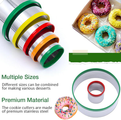 Alimat PluS Round Biscuit Cutter Set, Circle Cookie Cutters