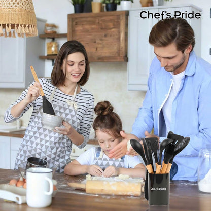 13-Pc. Silicone Utensil Set with Holder by Chef's Pride