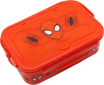 Fast Forward Hello Kitty Bento Lunch Box for Kids | Sanrio Food Container with Utensils | BPA-Free Toddler Lunch Kit with 3 Compartments | Bento Snack Box with Spoon & Fork