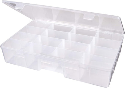 ArtBin Large Solutions Box Clear Art & Craft Organizer with Dividers - Plastic Storage Case for Convenient and Versatile Storage - Ideal for Various Craft Supplies
