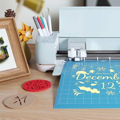 REALIKE 12x12 Light Cutting Mat Compatible with Cricut Maker 3/Maker 4/Maker/Explore 3/4/Air 2/Air/One(3 Mats), Gridded Adhesive Non-Slip Cut Mat for Crafts, Quilting, Sewing and All Arts