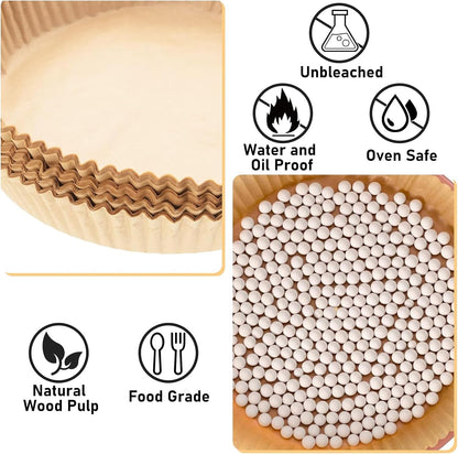 100pcs Parchment Paper for Pie Weights, Pie Crust Weights for blind baking