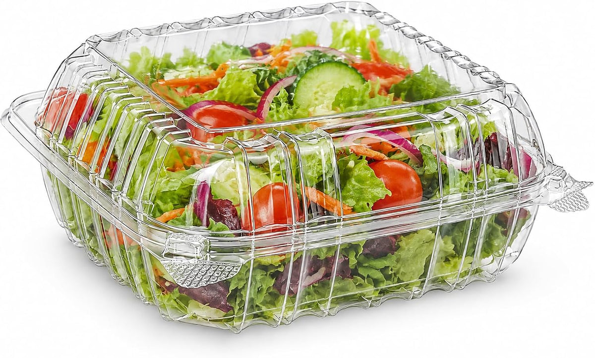 3 Compartment Food Containers with Lids, 25 Pack, 38 Oz Take Out Containers, Reusable Meal Prep Containers, Microwave Safe Lunch Boxes, Food Storage Containers for Catering, Restaurant & To Go Meals