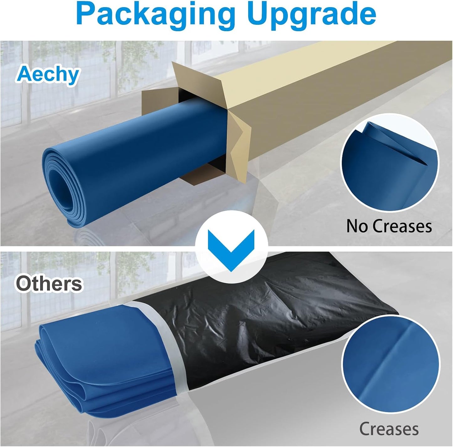 AECHY Extra Large Silicone Mat 78.74”x19.69”x0.08”, Multipurpose Silicone Mat Thick Heat Resistant Mat Shipped Rolled Up Kitchen Counter Mat Nonslip Silicone Mats for Kitchen Counter Translucent