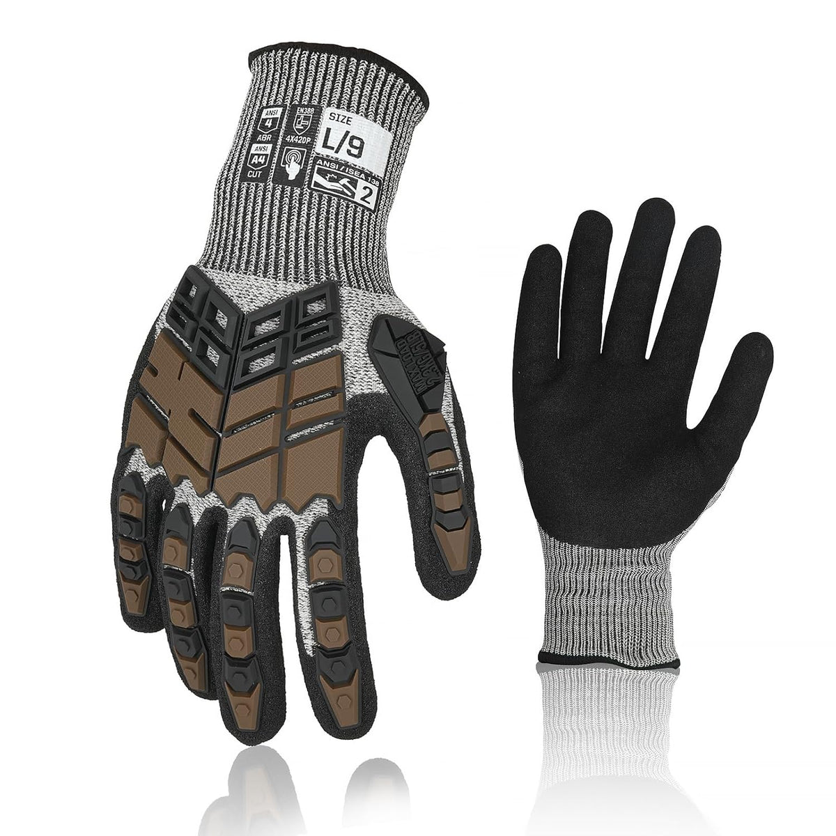 Safety Work Gloves,Impact Gloves for Men Women