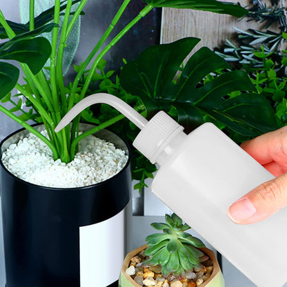 Wash Bottle 2pcs 250ml/8oz Safety Watering Tools, Economy Plastic Squeeze Washing Cleaning With Narrow Mouth Scale Labels for Medical Succulent Irrigation Plant (Black)
