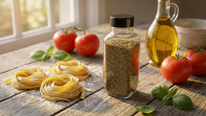 JARMING COLLECTIONS 16oz Glass Spice Shakers with Lids – Large Seasoning Containers with Shaker Tops for Kitchen, Pantry & Herb Storage