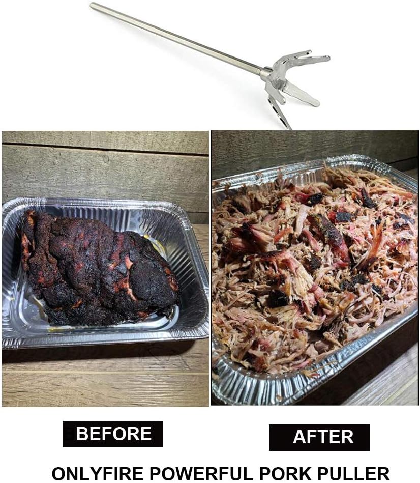 onlyfire 3 Inch Stainless Steel Ultra-Sharp Pork Puller