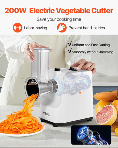 VEVOR Manual Vegetable Fruit Slicer, 0-0.5"/0-12mm Thickness Adjustable Commercial Slicer Machine, Stainless Steel Food Cutter Slicing Machine with 2 Spare Blades, for Potato, Cucumber, Lemon, Tomato
