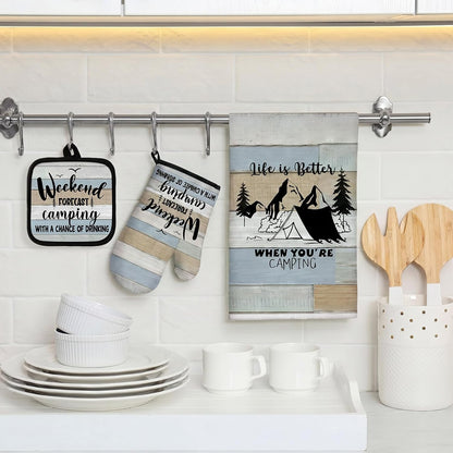 Sratte 6 Pcs Farmhouse Kitchen Decor Accessories Set